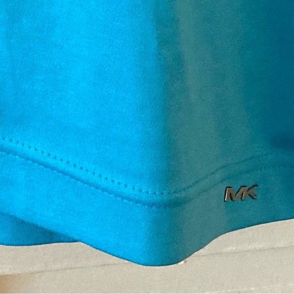 Michael Kors man L Turquoise Polo T Shirt - Picture 3 of 5